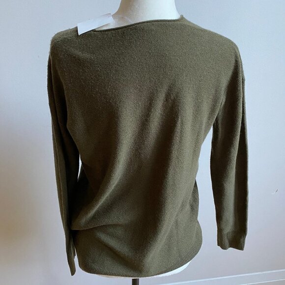 MADEWELL "Catalina" U-Neck BNWT Olive Green XS - Picture 3 of 6